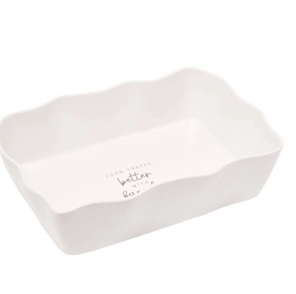 Rectangular Scalloped Serving Dish - Image 3