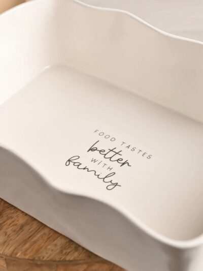 Rectangular Scalloped Serving Dish