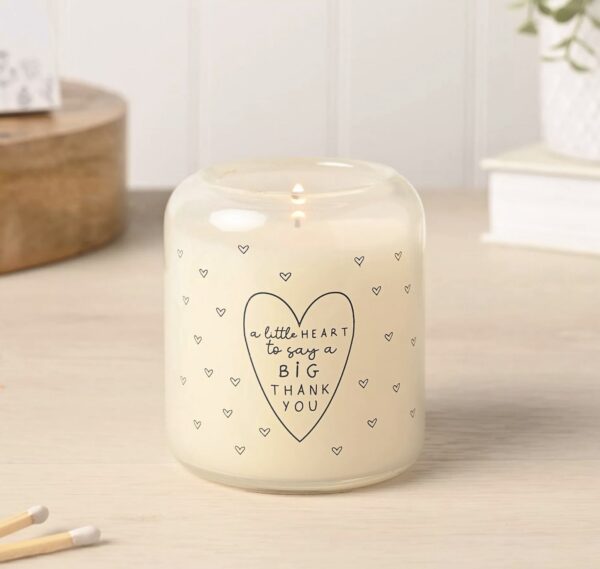 A Big Thank You Candle