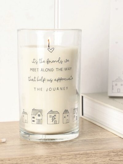 Friends Candle – Velvet Peach, White Floral & Sandalwood