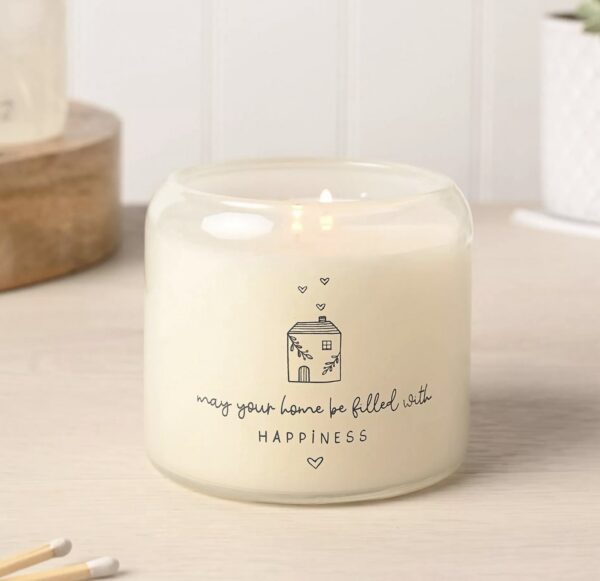 Happy Home Double Wick Candle – Bergamot, Petitgrain & Amber