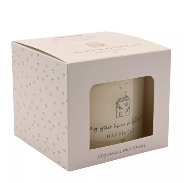 Happy Home Double Wick Candle – Bergamot, Petitgrain & Amber - Image 3