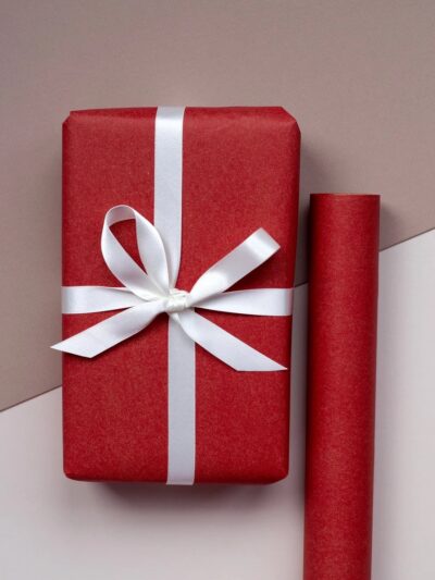 Red Kraft Wrapping Paper