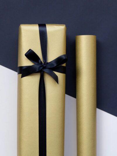 Gold Kraft Wrapping Paper