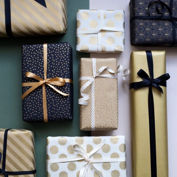 Gold Kraft Wrapping Paper - Image 2