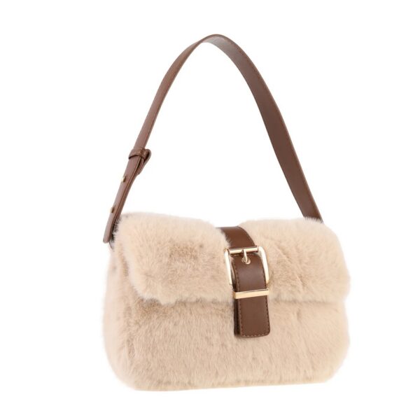 Faux Fur Shoulder Bag