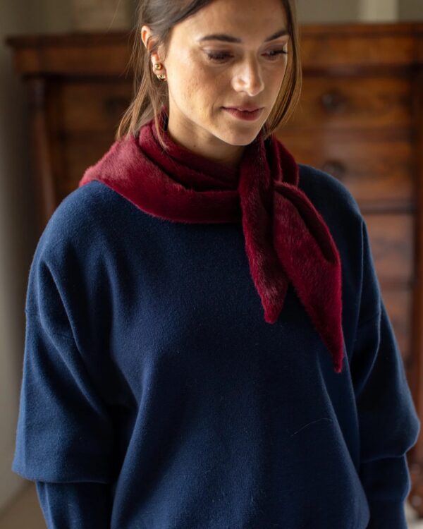 Nova Scarf in Merlot - Image 2
