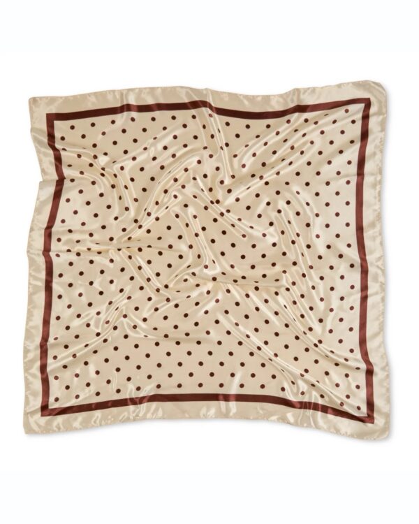 Wren Satin Spot Print Scarves - Image 2