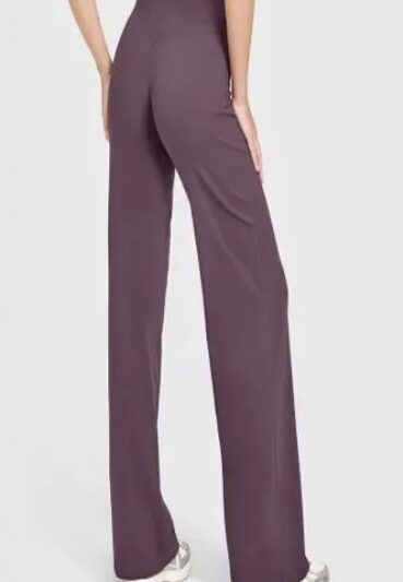 Aura Wide Leg Trouser in Cocoa