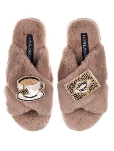 Toffee Tea and Biscuit Slippers