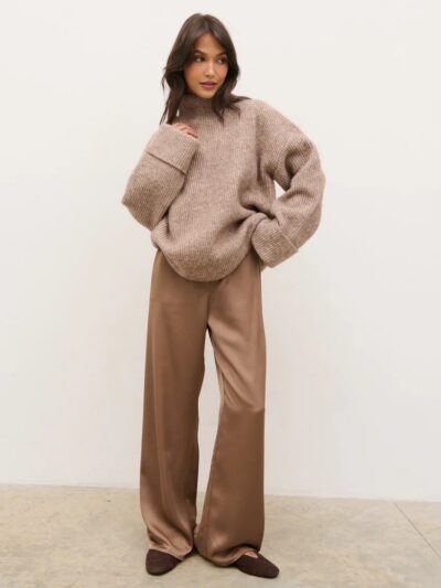 Breya Trousers in Mocha