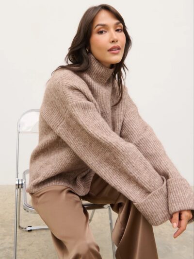 Breya Trousers in Mocha