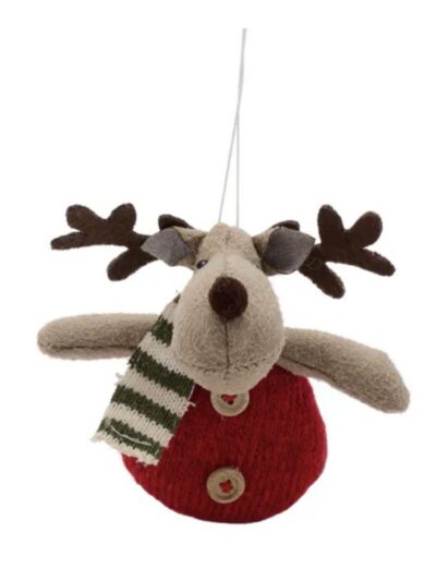 Knitted Snowman & Reindeer Decorations