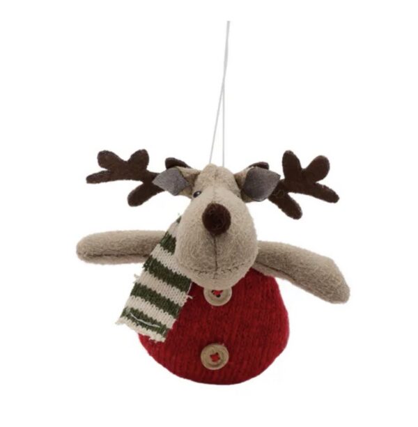Knitted Snowman & Reindeer Decorations