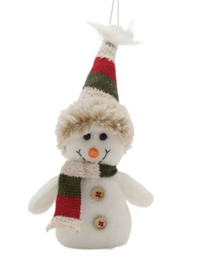 Knitted Snowman & Reindeer Decorations