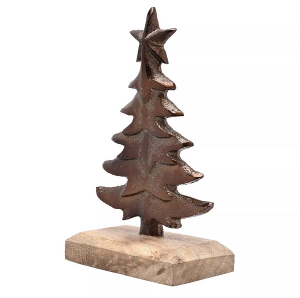 Bronze Christmas Tree Decoration - Image 2
