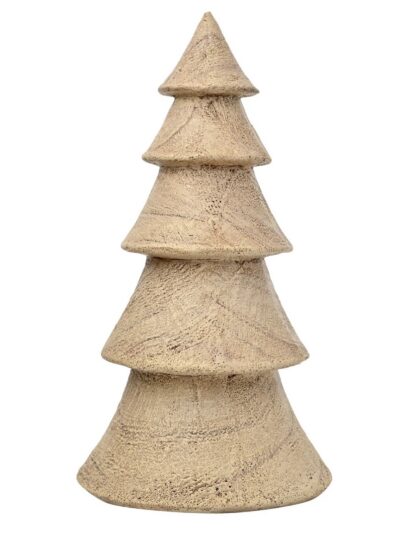 Wood Effect Christmas Tree Decoration