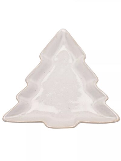 Tree Shaped Porcelain Christmas Plates