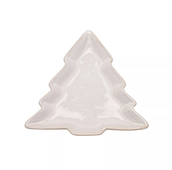 Tree Shaped Porcelain Christmas Plates - Image 2