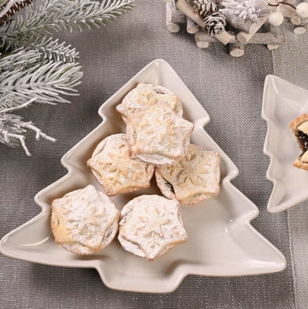 Tree Shaped Porcelain Christmas Plates