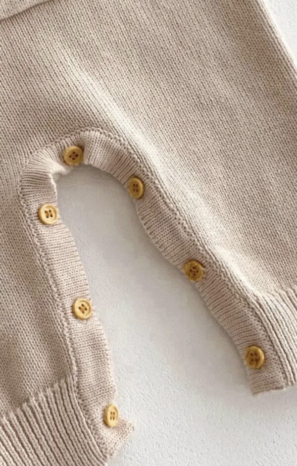 Knitted Baby Bear Playsuit - Image 3
