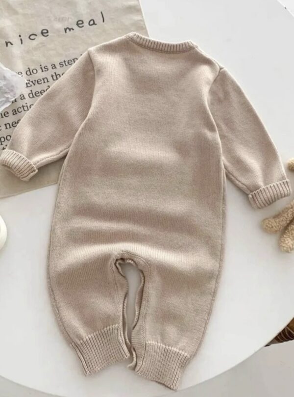Knitted Baby Bear Playsuit - Image 4